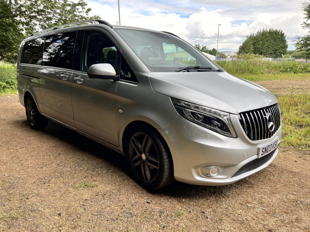 Our Vito Mercedes with 8 passengers